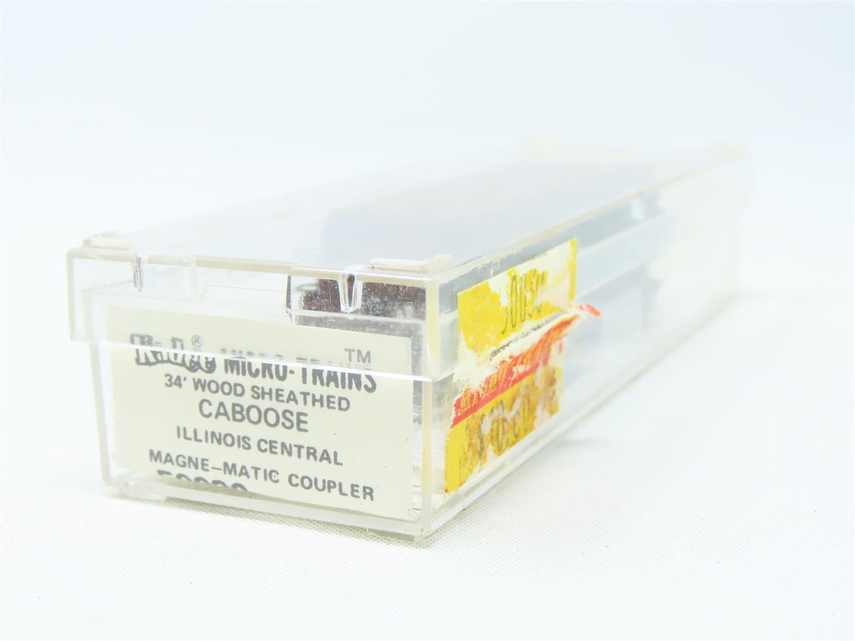 N Micro-Trains MTL #50030 IC Illinois Central 34&#39; Wood Sheathed Caboose #9403