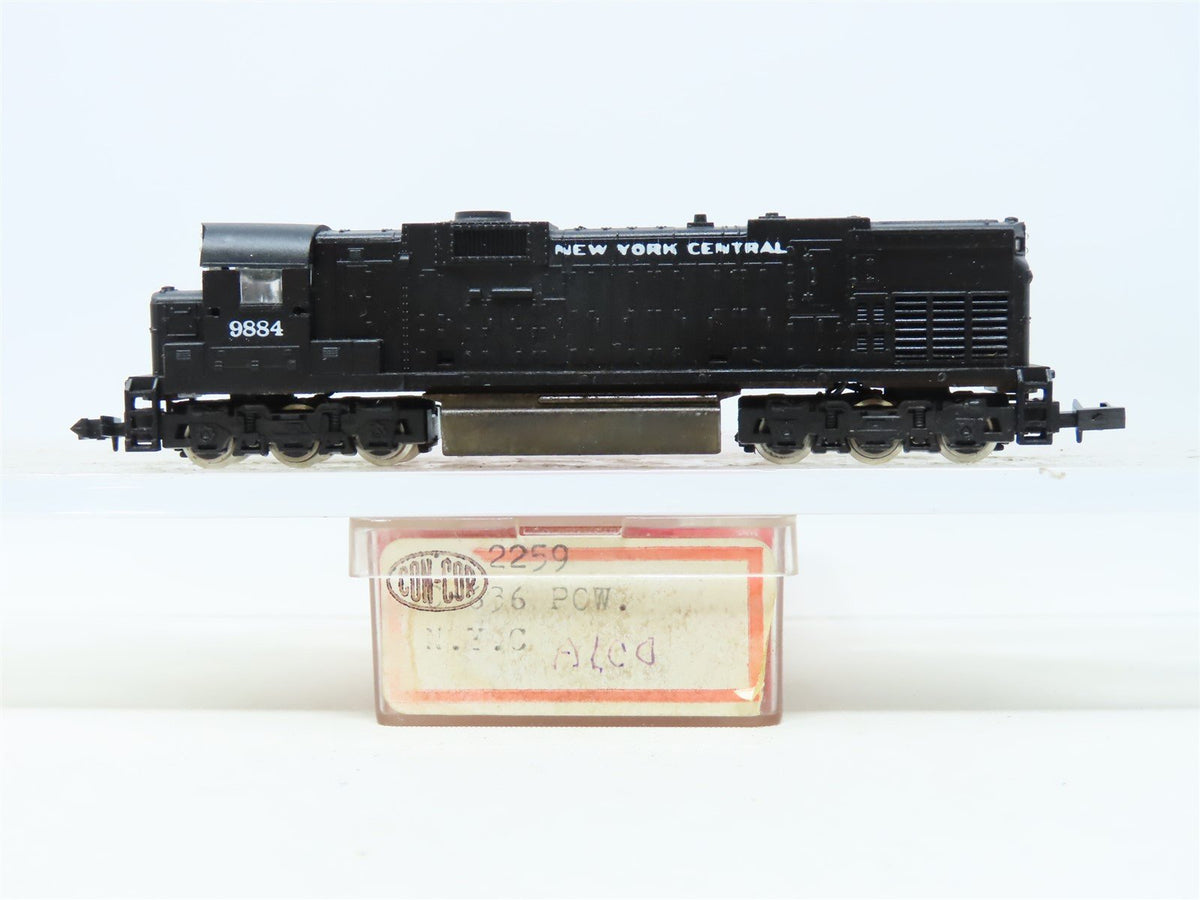 N Scale Con-Cor 2259 PC Penn Central C628 Diesel Locomotive #9884 Custom