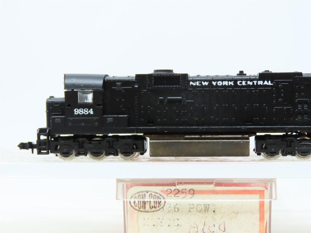 N Scale Con-Cor 2259 PC Penn Central C628 Diesel Locomotive #9884 Custom