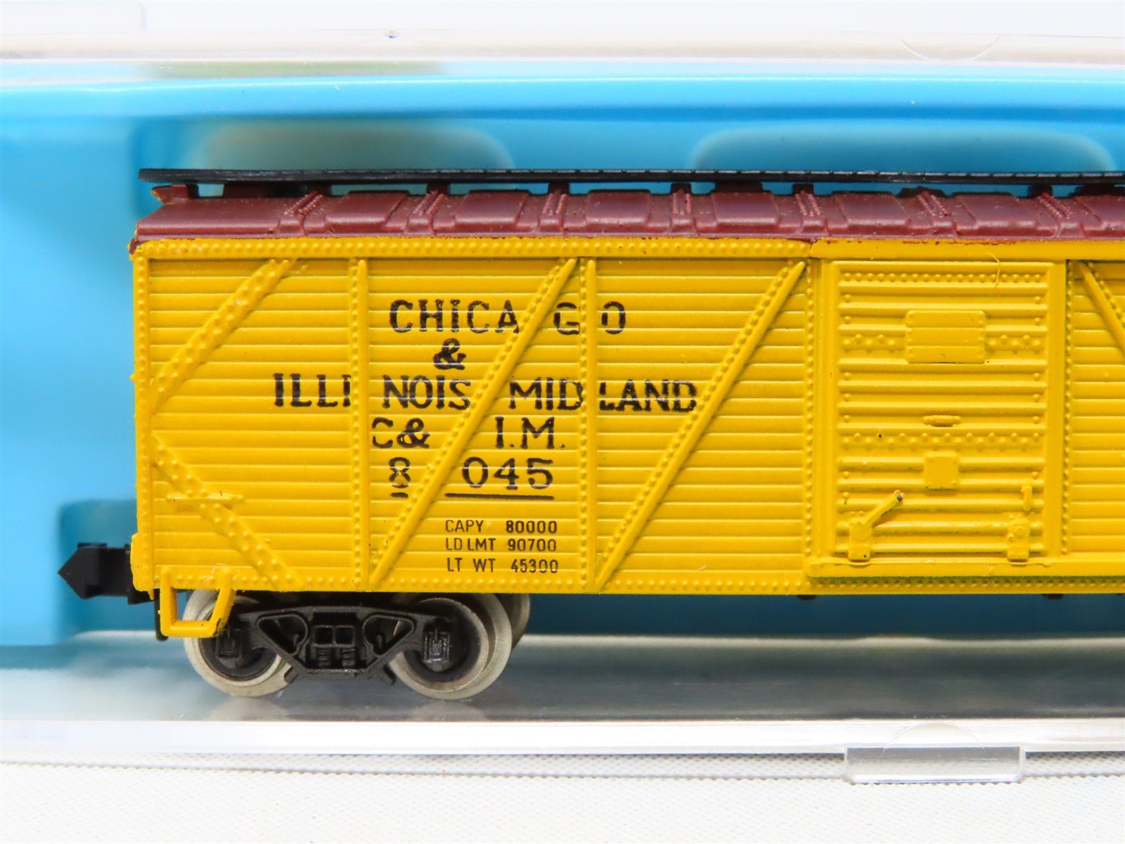 N Scale Atlas 2365 C&IM Chicago & Illinois Midland Single Door Box Car #8045
