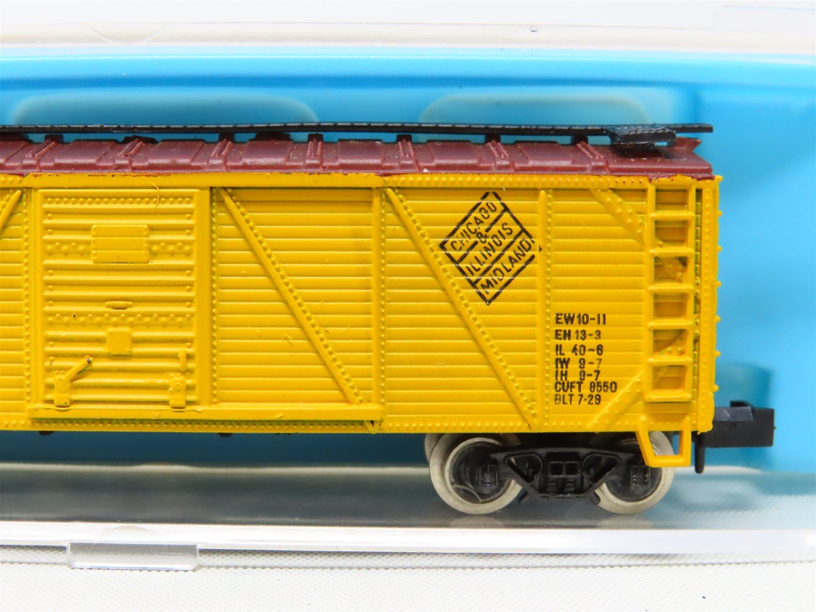 N Scale Atlas 2365 C&IM Chicago & Illinois Midland Single Door Box Car #8045