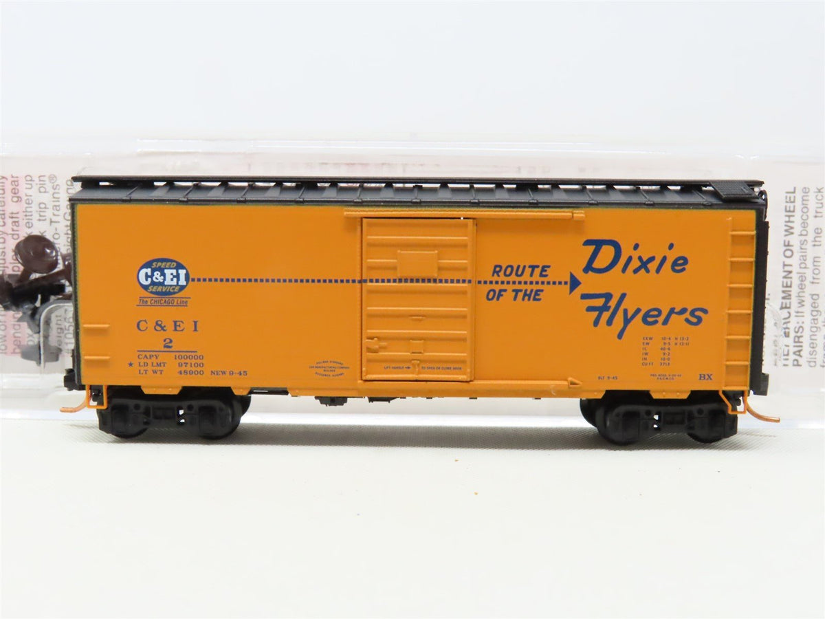 N Scale Micro-Trains MTL 02000702 C&amp;EI Chicago &amp; Eastern Illinois 40&#39; Box Car #2