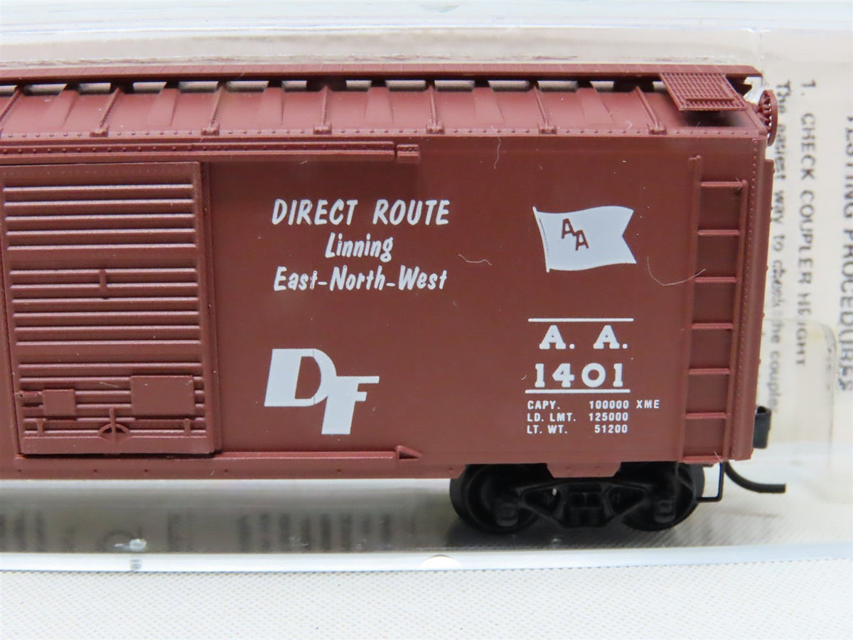 N Scale Kadee Micro-Trains MTL 20690 AA Ann Arbor 40&#39; Single Door Box Car #1401