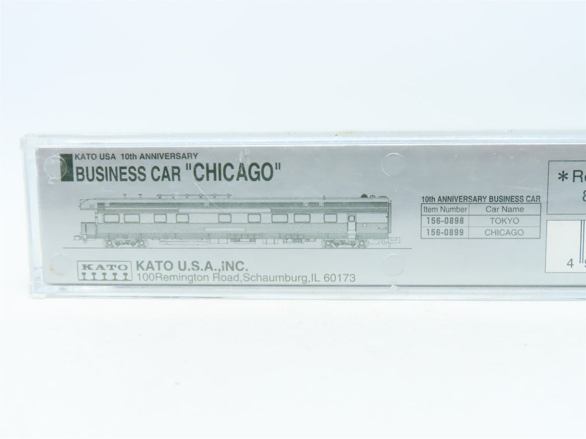 N Scale Kato 156-0899 KATO USA Precision Models Business Passenger &quot;Chicago&quot;