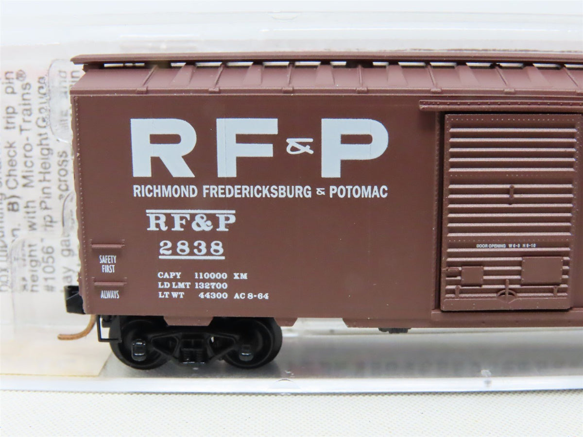 N Micro-Trains MTL 20516 RF&amp;P Richmond Fredericksburg &amp; Potomac 40&#39; Box Car 2838