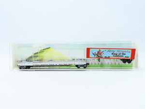 N Micro-Trains MTL NSC 05-02 Great American Circus Flat Car w/Roy Rogers Trailer