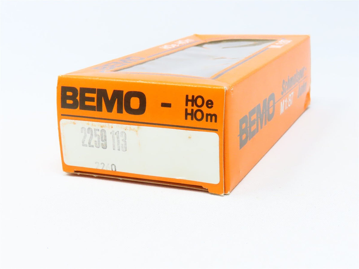 HOm Scale Bemo 2259-113 RhB Rhaetian Railway Single Silo Container Car #8013