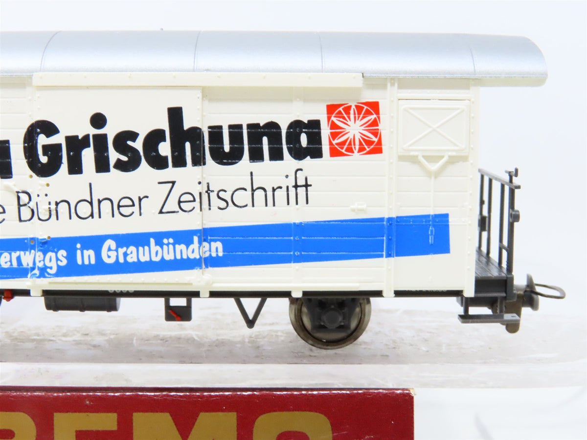 HOm Scale Bemo 2283-128 RhB Rhaetian Railway &quot;Terra Grischuna&quot; Box Car #5608