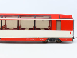 HOm Scale Bemo 3288-207 FO Furka-Oberalp 1st Class Panorama Passenger Car #4027