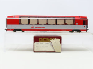 HOm Scale Bemo 3288-501 BVZ Zermatt-Bahn 1st Class Panorama Passenger Car #2011