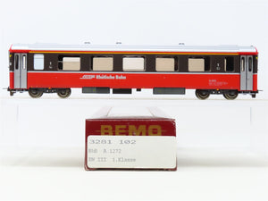 HOm Scale Bemo 3281-102 RhB Rhaetian Railway 1st Class Coach Passenger #1272