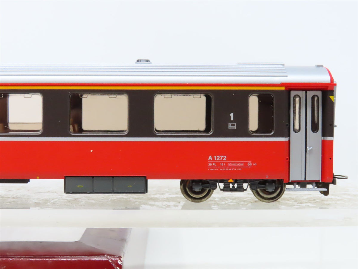 HOm Scale Bemo 3281-102 RhB Rhaetian Railway 1st Class Coach Passenger #1272