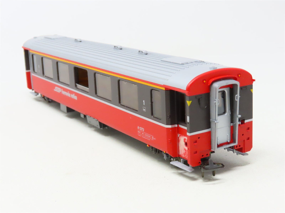 HOm Scale Bemo 3281-102 RhB Rhaetian Railway 1st Class Coach Passenger #1272