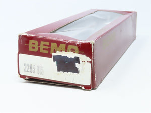 HOm Scale Bemo 2285-115 RhB Rhaetian Railway Tank Car #8135 - Weathered