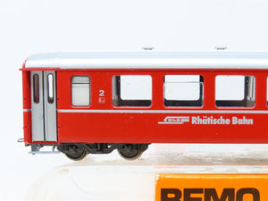 HOm Scale Bemo 3260 RhB Rhaetian Railway 2nd Class Coach Passenger Car #B2451