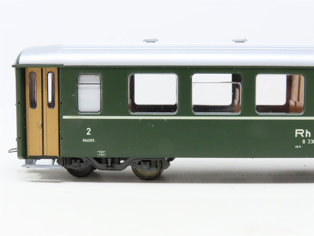 HOm Scale Bemo 3255-109 RhB Rhaetian Railway 2nd Class Coach Passenger #B2309