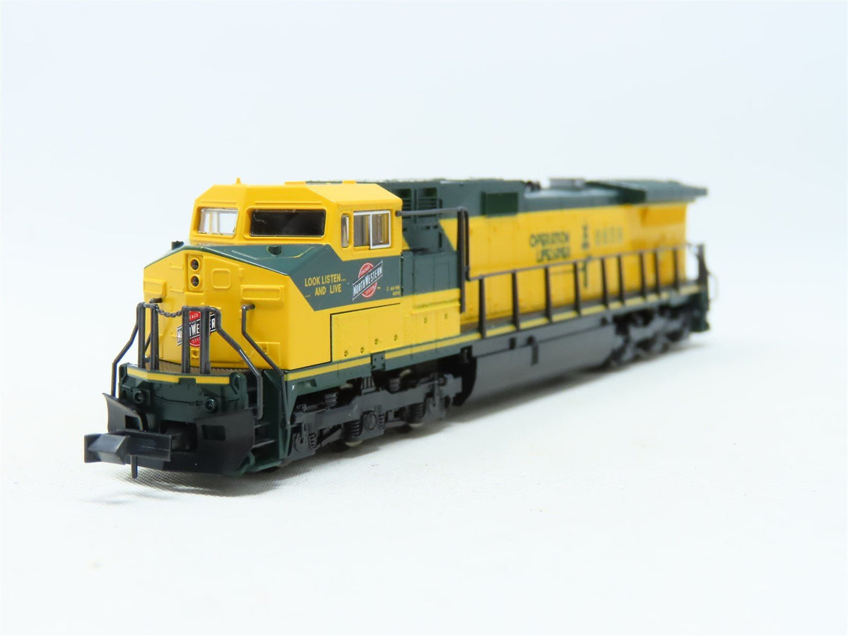 N Scale Kato 176-3307 CNW Chicago Northwestern C44-9W Diesel Locomotive #8659