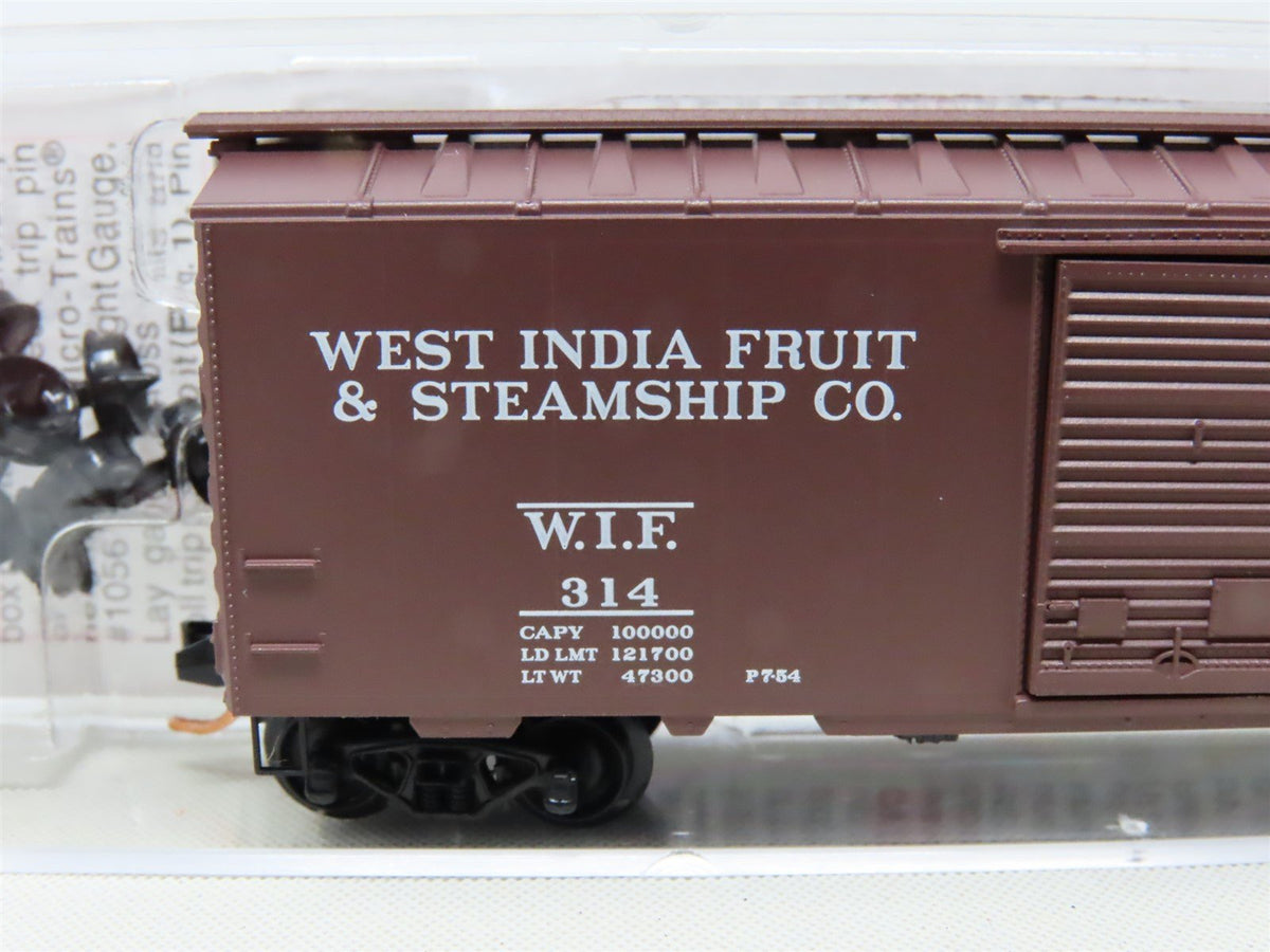 N Scale Micro-Trains MTL 20370 WIF West India Fruit 40&#39; Single Door Box Car #314