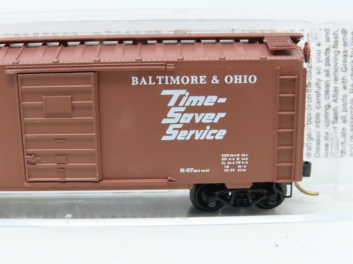 N Micro-Trains MTL 20346/1 B&amp;O Baltimore &amp; Ohio &quot;Time Saver&quot; 40&#39; Box Car #470699