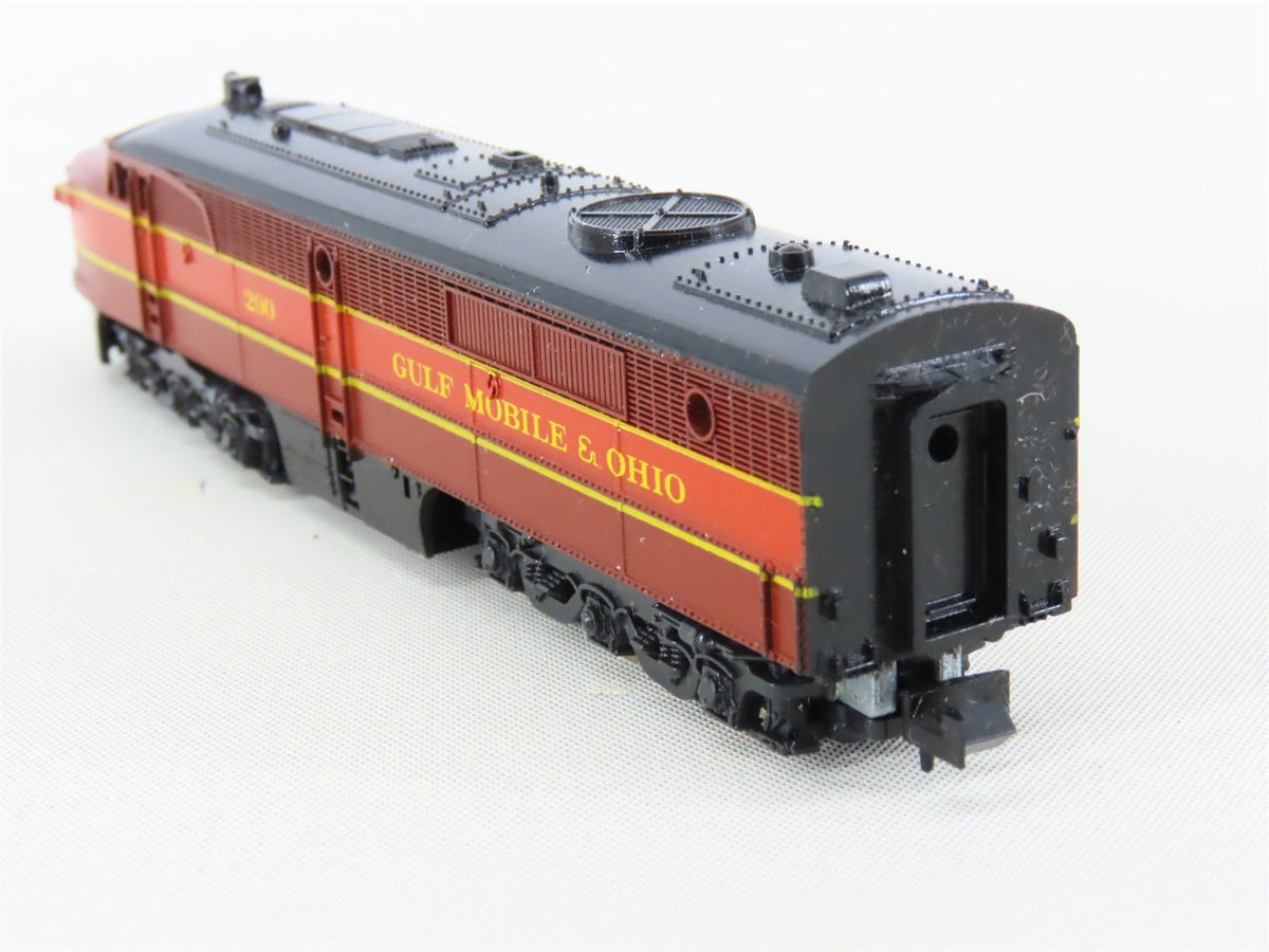 N Scale Con-Cor GM&amp;O Gulf Mobile &amp; Ohio ALCO PA1/PB1/PA1 Diesel Locomotive Set