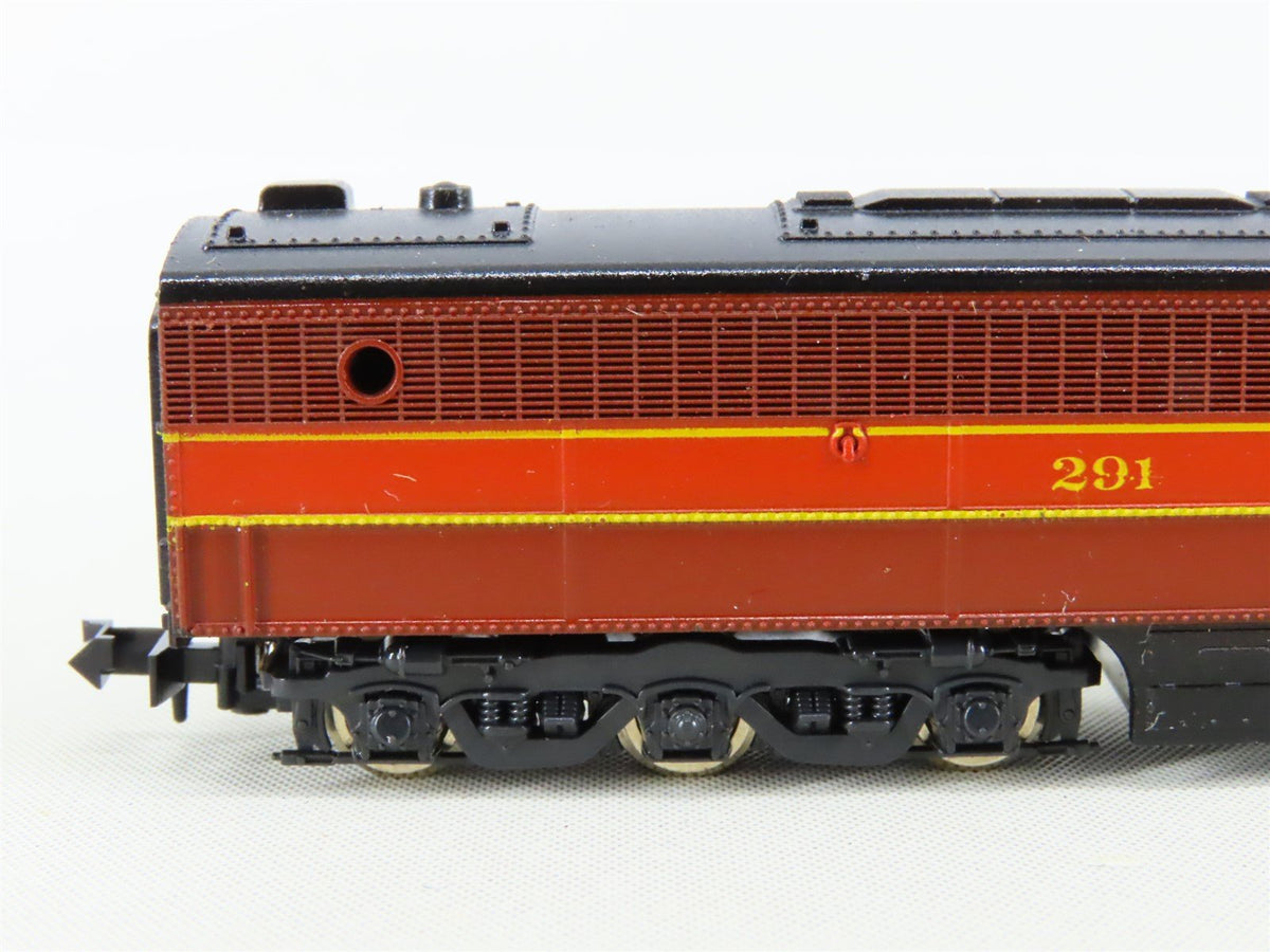 N Scale Con-Cor GM&amp;O Gulf Mobile &amp; Ohio ALCO PA1/PB1/PA1 Diesel Locomotive Set