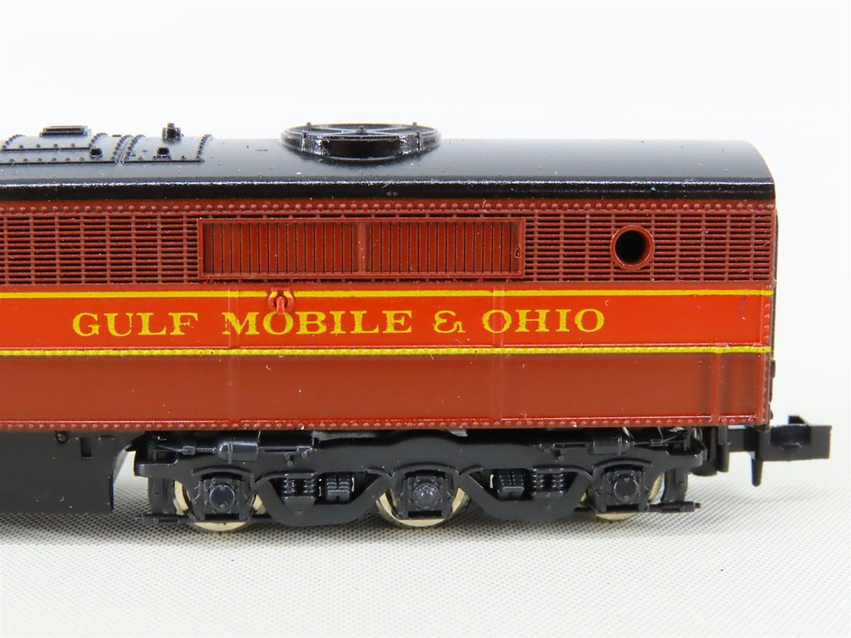 N Scale Con-Cor GM&amp;O Gulf Mobile &amp; Ohio ALCO PA1/PB1/PA1 Diesel Locomotive Set