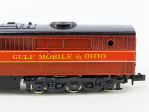 N Scale Con-Cor GM&O Gulf Mobile & Ohio ALCO PA1/PB1/PA1 Diesel Locomotive Set