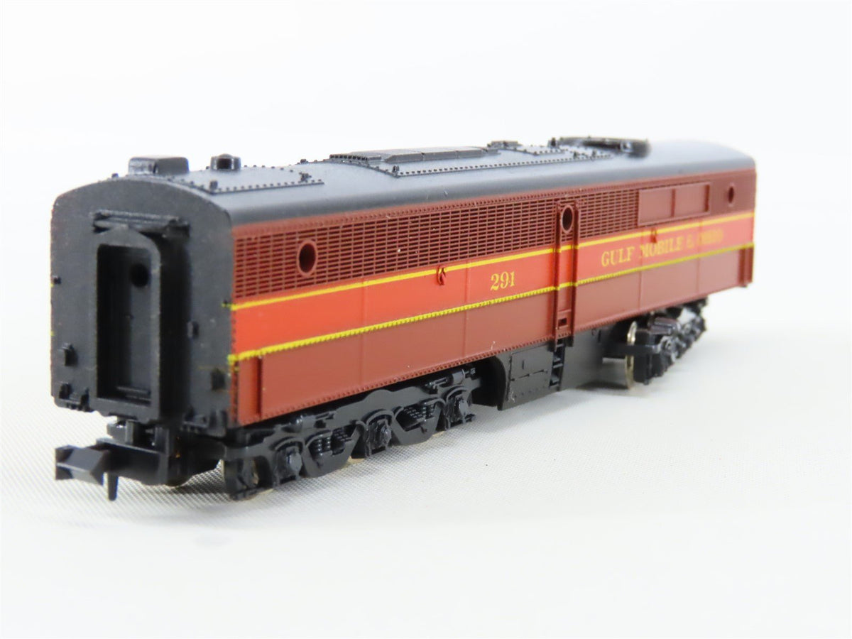 N Scale Con-Cor GM&amp;O Gulf Mobile &amp; Ohio ALCO PA1/PB1/PA1 Diesel Locomotive Set