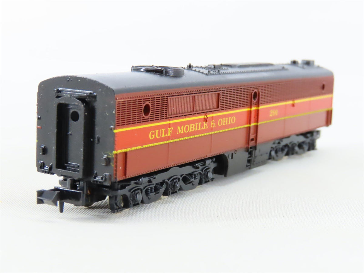 N Scale Con-Cor GM&amp;O Gulf Mobile &amp; Ohio ALCO PA1/PB1/PA1 Diesel Locomotive Set