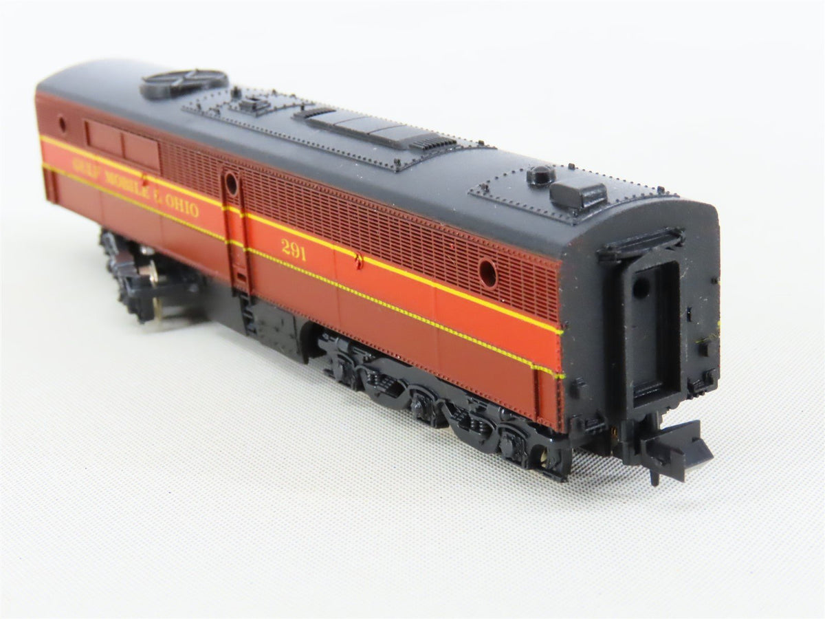 N Scale Con-Cor GM&amp;O Gulf Mobile &amp; Ohio ALCO PA1/PB1/PA1 Diesel Locomotive Set