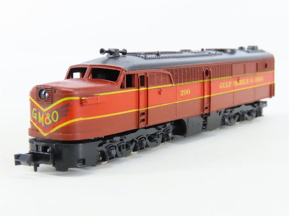 N Scale Con-Cor GM&amp;O Gulf Mobile &amp; Ohio ALCO PA1/PB1/PA1 Diesel Locomotive Set