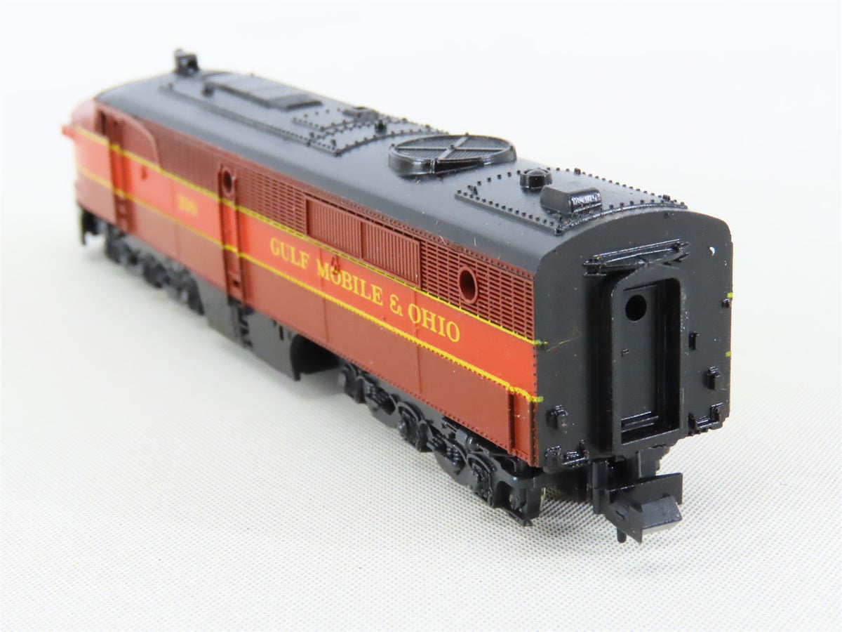 N Scale Con-Cor GM&amp;O Gulf Mobile &amp; Ohio ALCO PA1/PB1/PA1 Diesel Locomotive Set