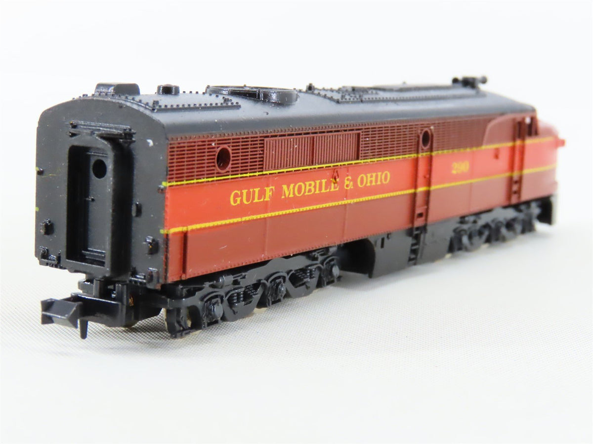 N Scale Con-Cor GM&amp;O Gulf Mobile &amp; Ohio ALCO PA1/PB1/PA1 Diesel Locomotive Set