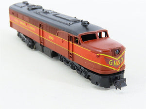 N Scale Con-Cor GM&O Gulf Mobile & Ohio ALCO PA1/PB1/PA1 Diesel Locomotive Set