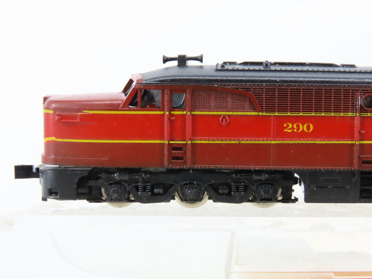 N Scale Con-Cor 0001-02061K GM&amp;O Gulf Mobile &amp; Ohio ALCO PA1 Diesel #290