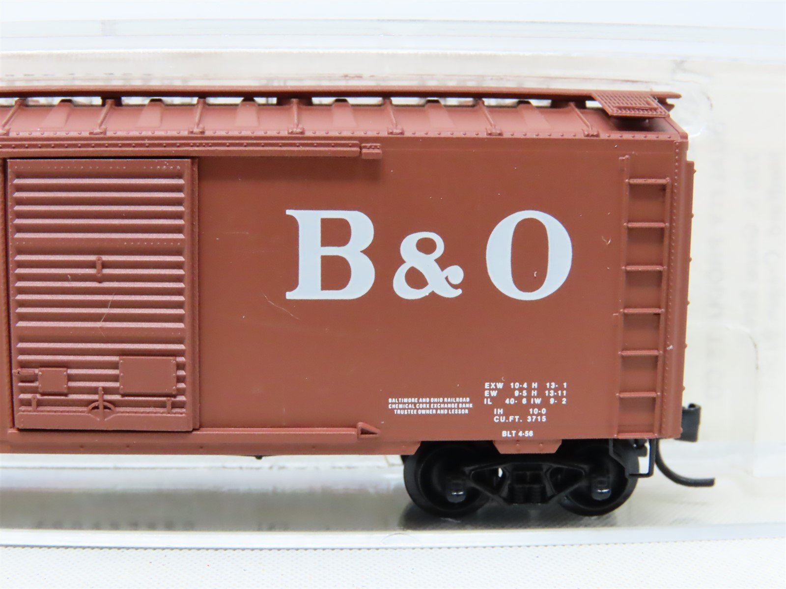 N Scale Kadee Micro-Trains MTL 20312 B&O Baltimore & Ohio 40' Box Car #468215