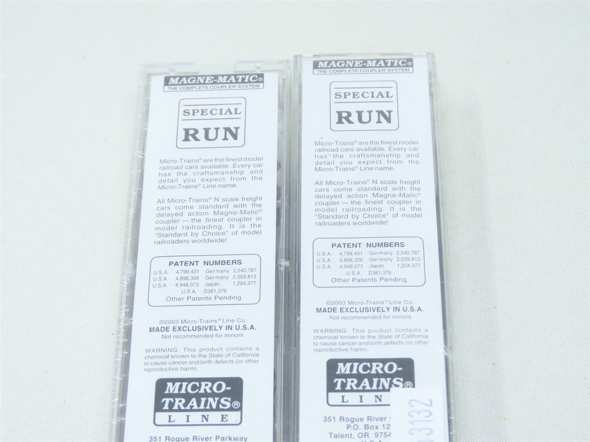N Micro-Trains MTL Special Run BBL Baltimore Belt Line Box Car 2-Pack