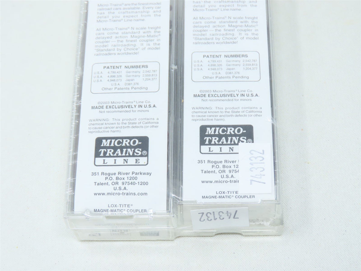 N Micro-Trains MTL Special Run BBL Baltimore Belt Line Box Car 2-Pack