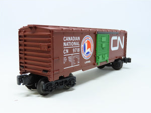 O 3-Rail Lionel LCAC 1979 6-9718 CN Boxcar w/ Green Door Registered 1 of 46 RARE