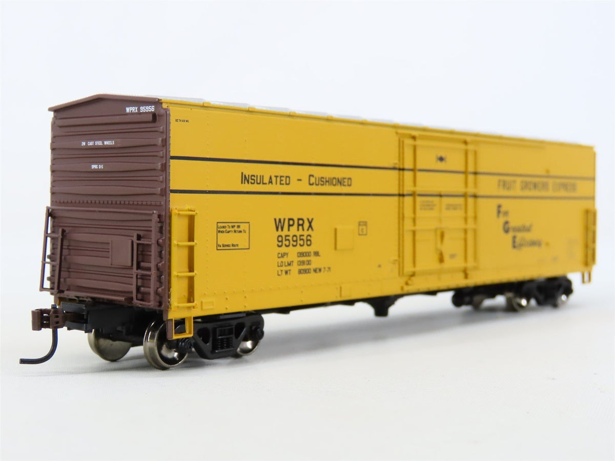 HO Scale Athearn 91249 FGE WPRX Western Pacific 50&#39; Plug Door Box Car #95956