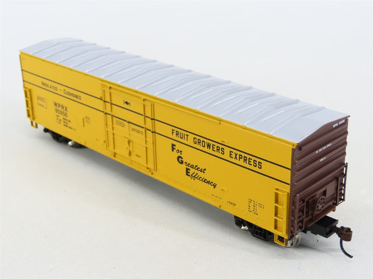 HO Scale Athearn 91249 FGE WPRX Western Pacific 50&#39; Plug Door Box Car #95956