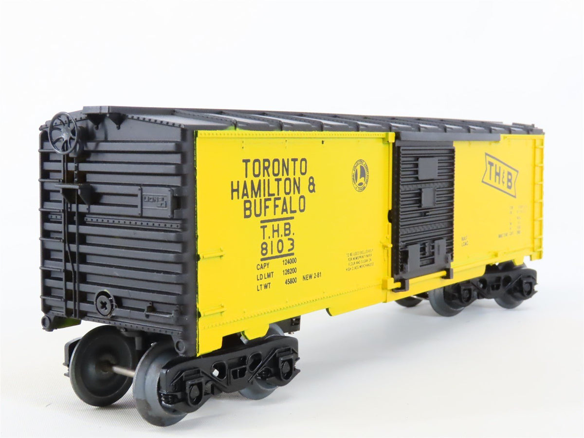 O/O27 3-Rail Lionel #8103 LCAC 1981 Commemorative TH&amp;B Boxcar 8103 1 of 200 RARE