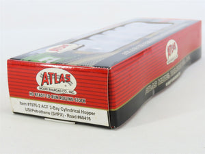 HO Scale Atlas 1976-2 SHPX Petrothene USI 3-Bay Cylindrical Hopper #60416 SEALED