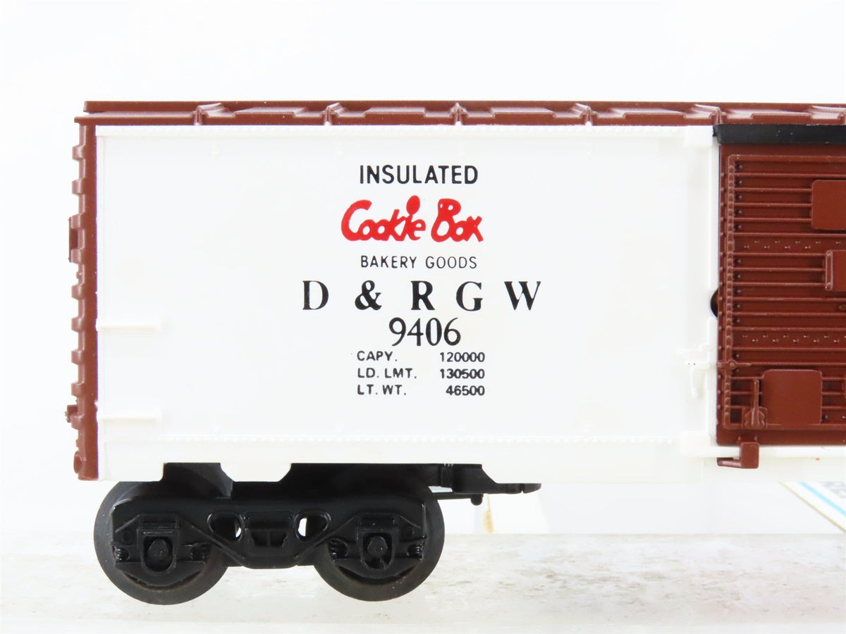 O/O27 Gauge 3-Rail Lionel #6-9406 D&amp;RGW Rio Grande &quot;Cookie Box&quot; Box Car #9406