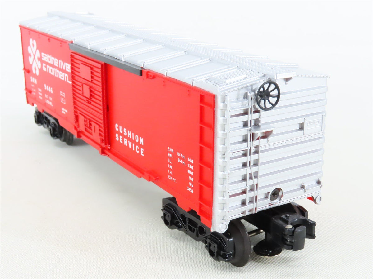 O/O27 Gauge 3-Rail Lionel #6-9446 SRN Sabine River &amp; Northern Box Car #9446