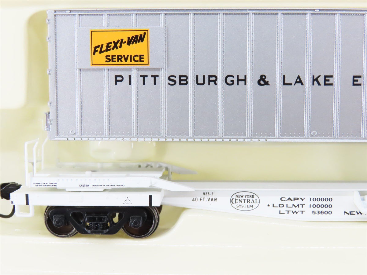 HO Walthers Gold Line 932-40853 P&amp;LE Pittsburgh &amp; Lake Erie Flat Car #504225