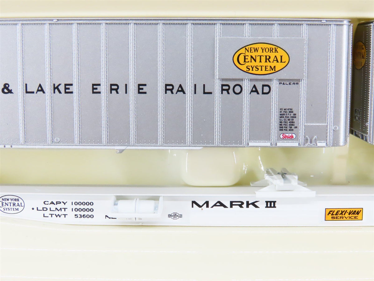 HO Walthers Gold Line 932-40853 P&amp;LE Pittsburgh &amp; Lake Erie Flat Car #504225