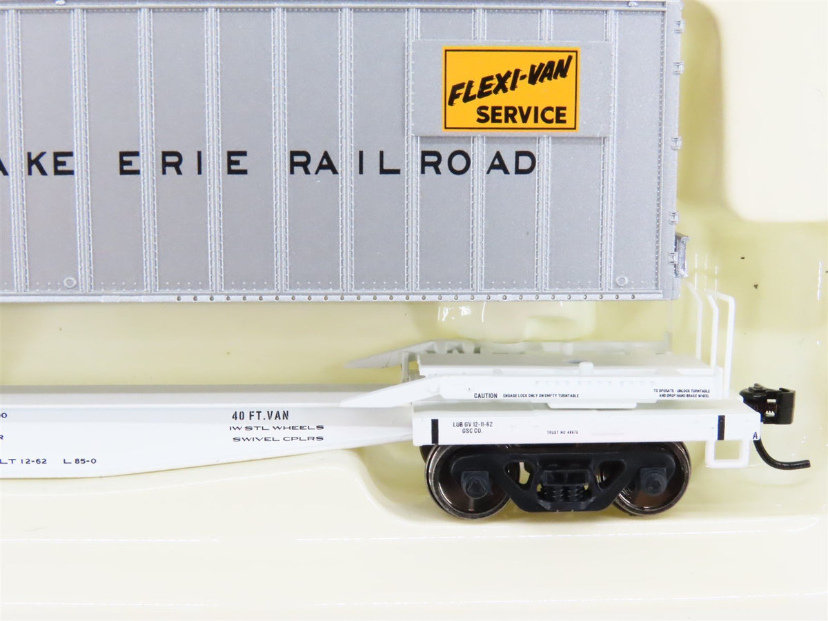 HO Walthers Gold Line 932-240853 P&amp;LE Pittsburgh &amp; Lake Erie Flat Car #504257