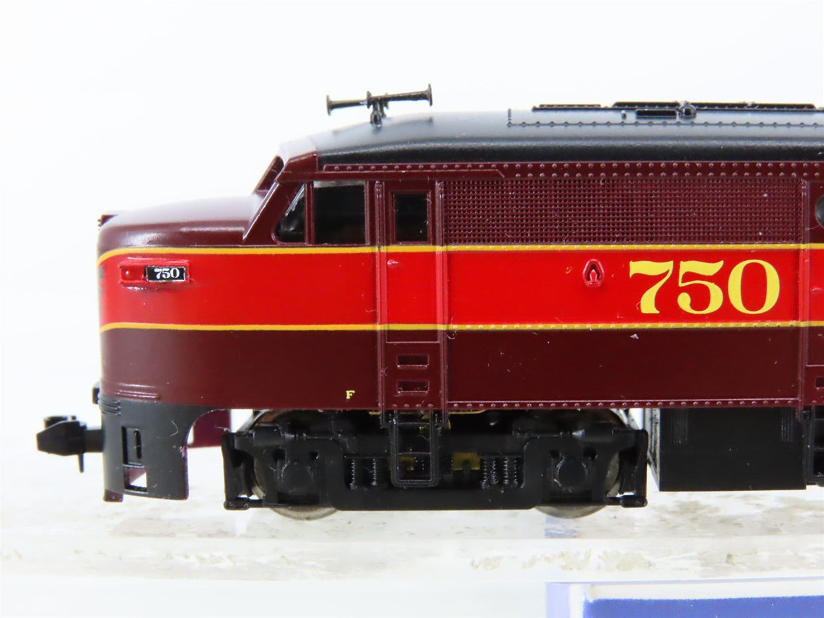 N Scale Life-Like 7418 GM&amp;O Gulf Mobile &amp; Ohio ALCO FA1 Diesel Locomotive #750