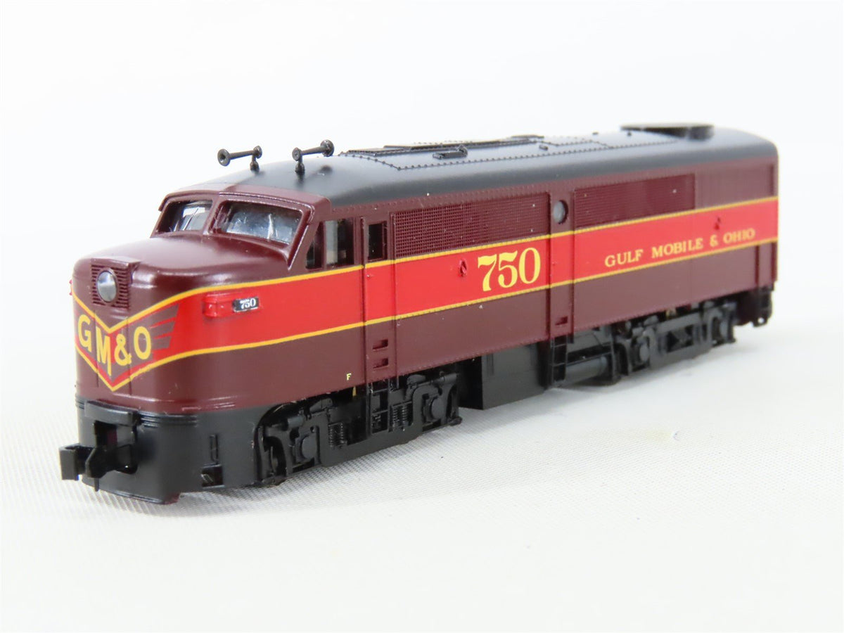 N Scale Life-Like 7418 GM&amp;O Gulf Mobile &amp; Ohio ALCO FA1 Diesel Locomotive #750